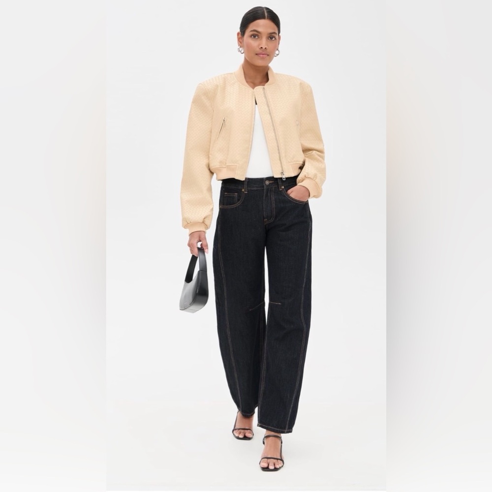 Lioness Allure Faux Leather Bomber Jacket